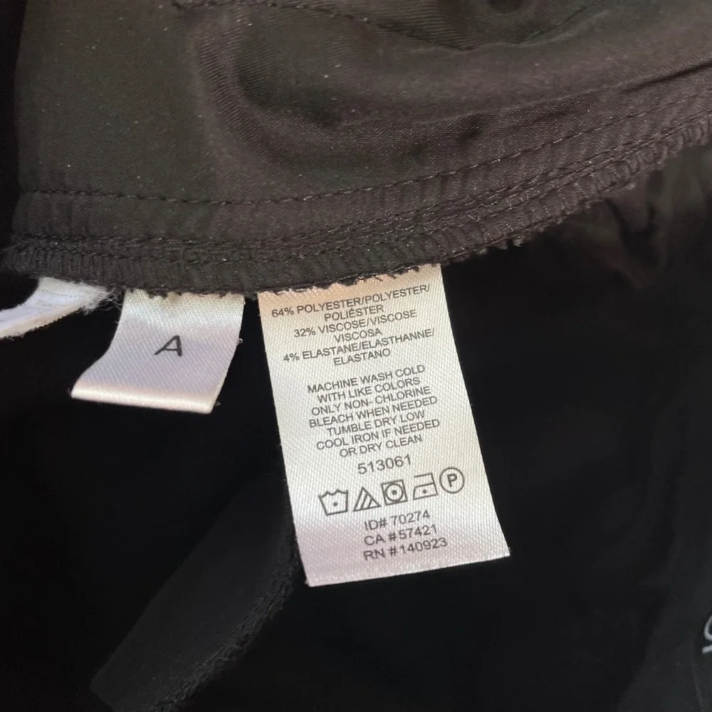 LOFT Curvy Slim Black Trousers Dress Pants Women Size 6 Professional Career